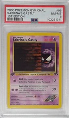 V1721: 2000: Sabrina's Gastly: 96/132: 1ST Edition: Gym Challenge: PSA: 8: NM-MT: 102261311